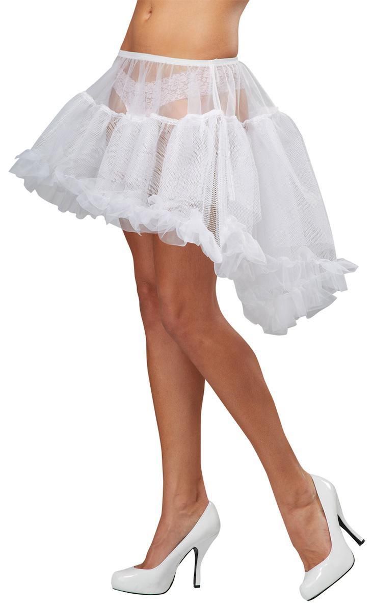 Hi - Lo Angel White Women Costume Tutu Pettiskirt