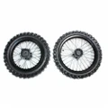 BLK 12mm 14 Inch Front + 15mm 12 inch Rear Wheel Rim Tyre Tire PIT PRO Dirt Bike