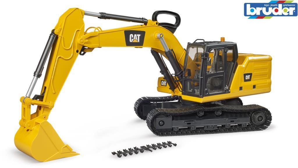 Bruder 1:16 Caterpillar Excavator With Black Tracks