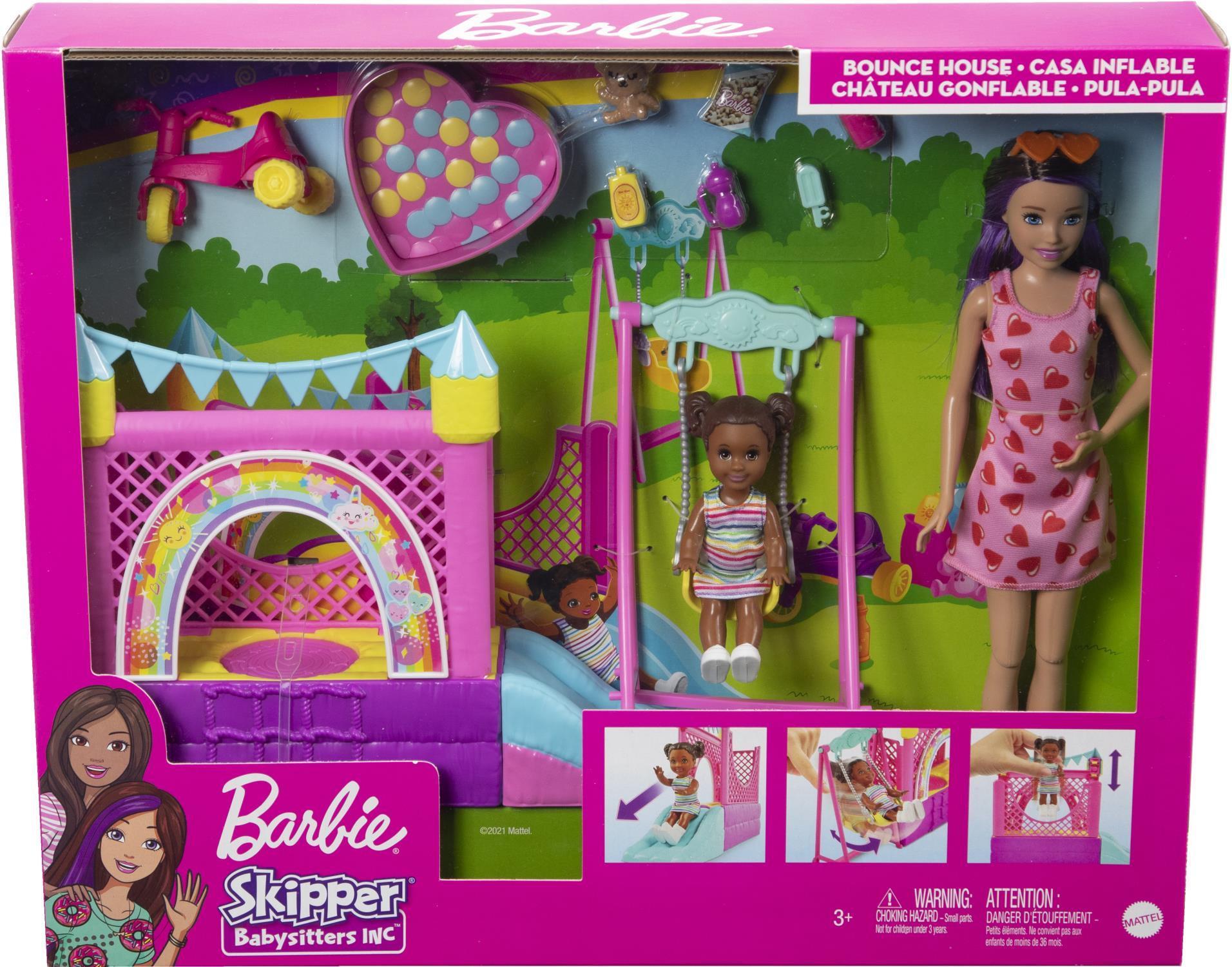 Barbie Skipper Bounce House Playset