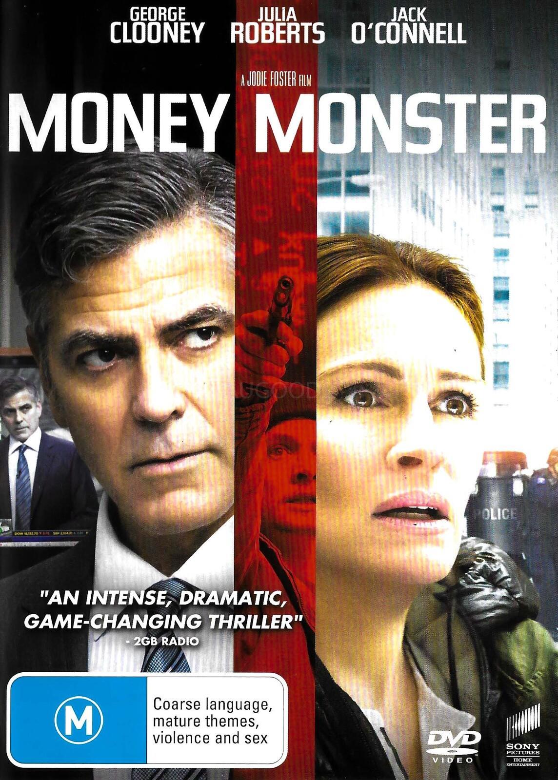 Money Monster - Rare DVD Aus Stock New Region 2,4,5