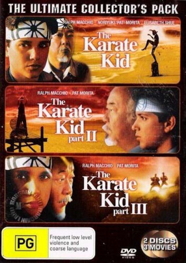 The Karate Kid Part 1, 2 & 3 DVD Preowned: Disc Excellent