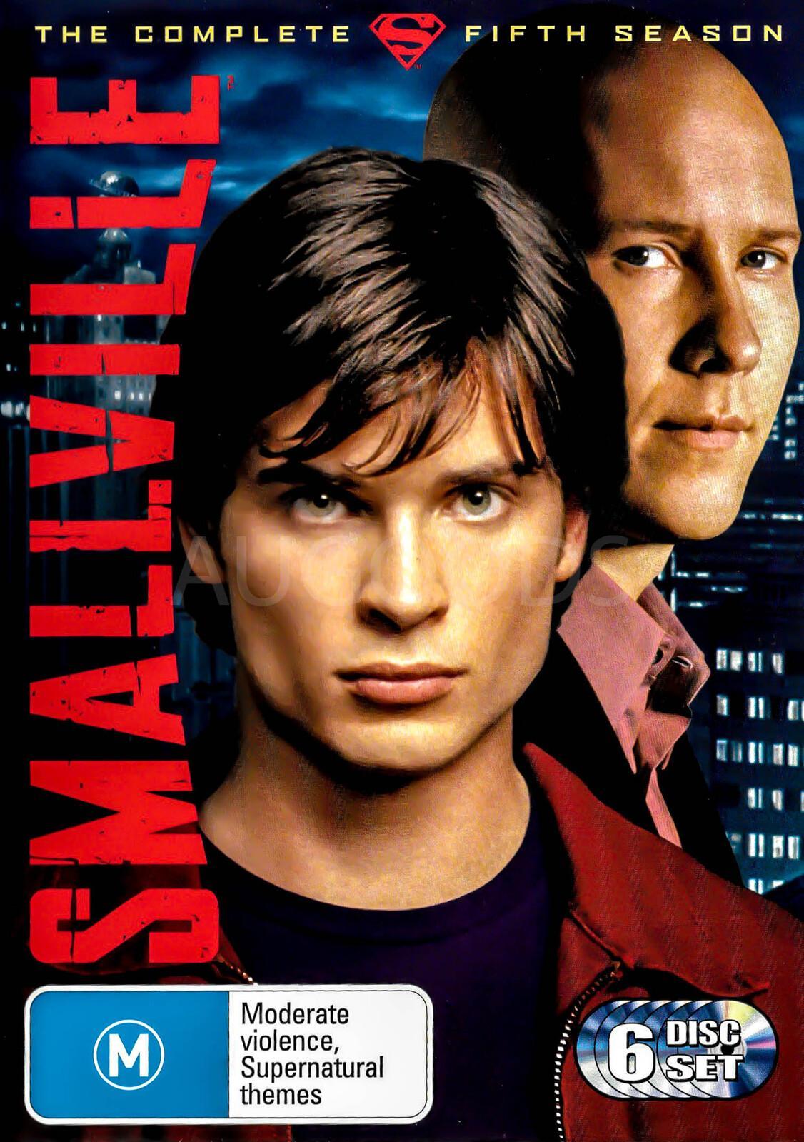 SMALLVILLE: THE COMPLETE 5 SEASON DVD Preowned: Disc Excellent