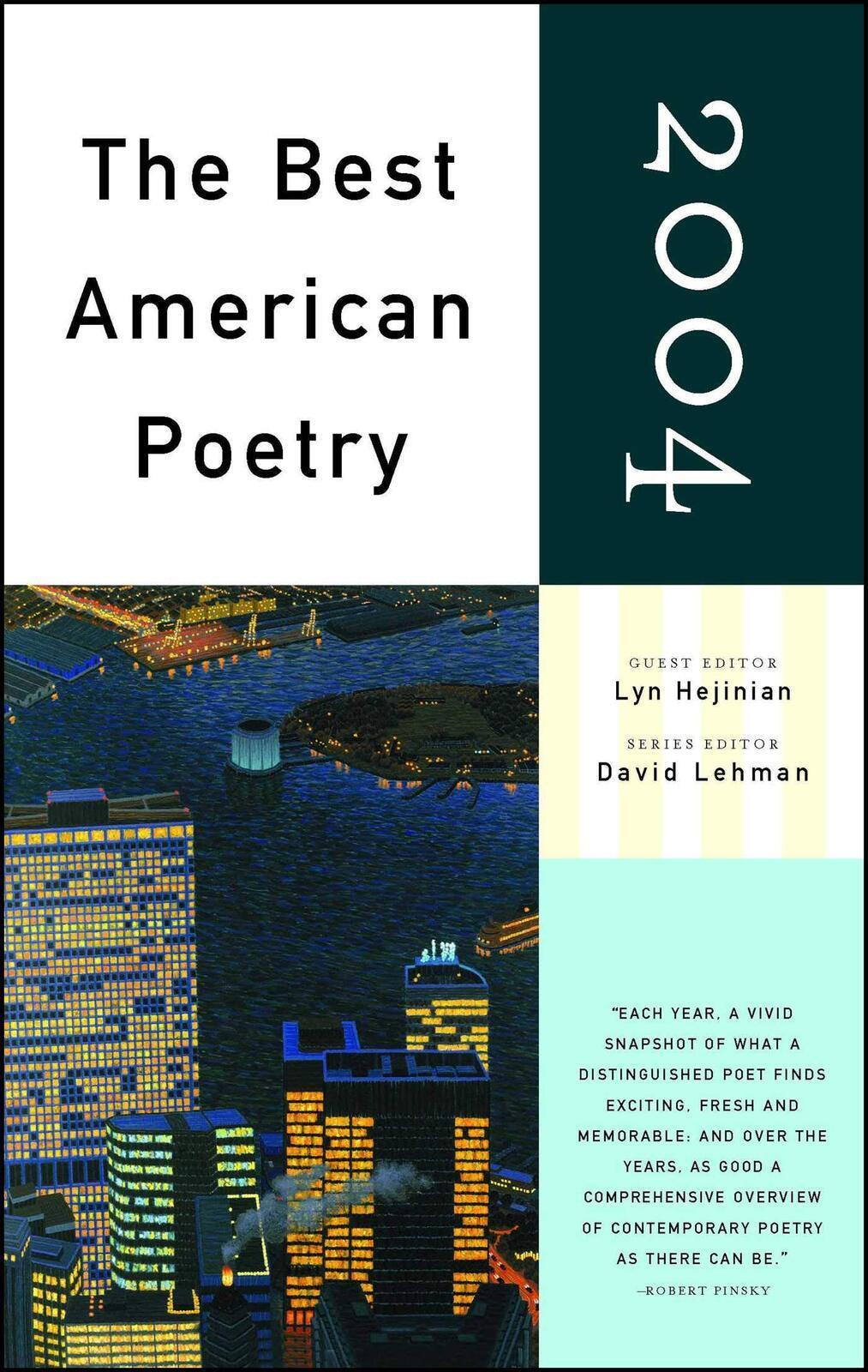 The Best American Poetry 2004: Series Editor David Lehman Paperback Book