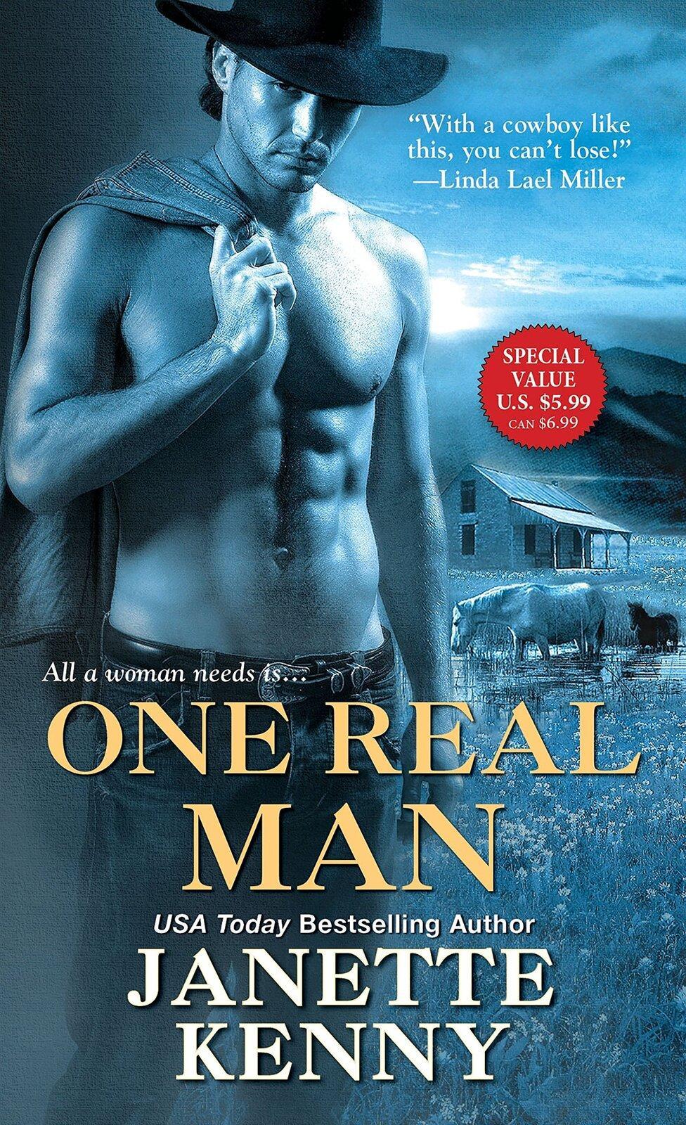 One Real Man Janette Kenny Paperback Novel Book