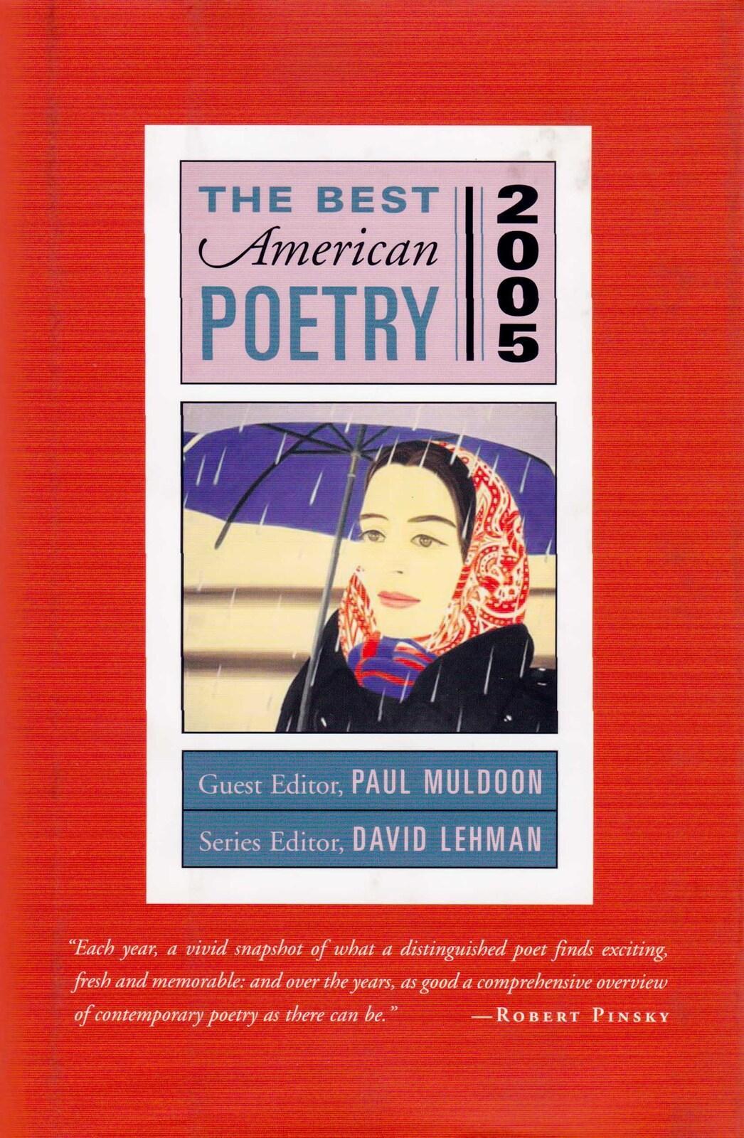 The Best American Poetry 2005: Series Editor David Lehman Hardcover Book
