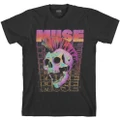Muse Unisex Adult Mohawk Cotton T-Shirt (Black) (XL)