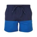 Asquith & Fox Mens Swim Shorts (Navy/Royal Blue) (L)