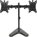 Dynalink 17-32inch Screens Cable Clips VESA Mount Plate Dual Monitor Desk Stand