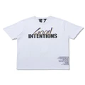 Goodgoods Unisex Couple Cotton Blend Shirts Crew Neck Short Sleeve T-Shirt Trend Hip hop Shirt Flying Pigeon Big V Printing(White,S)