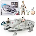 Star Wars Millennium Falcon Toybox Play Set 3+ Toy Plane Gift Rey BB-8 Gun Ship