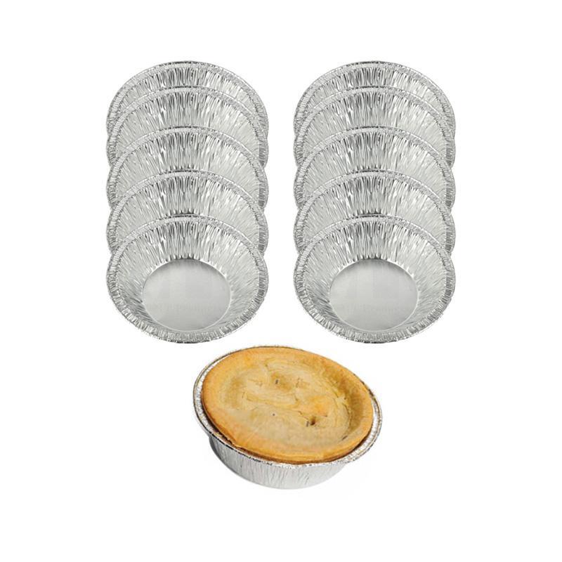 10pcs Aluminum Foil Food Container Tray Roasting BBQ Takeaway Oven Baking Freezer Pan