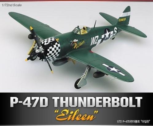 Academy P-47D Thunderbolt "Eileen" 1/72 Model Kit
