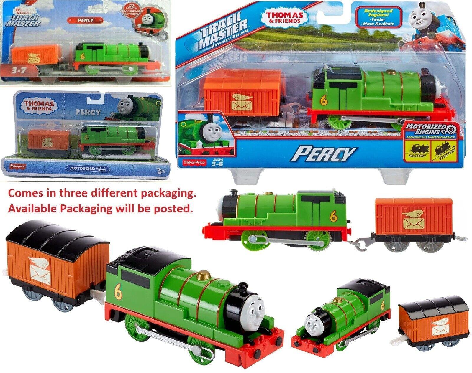 Thomas & Friends Motorised Trackmaster. Master Percy Train Engine, Multicolor