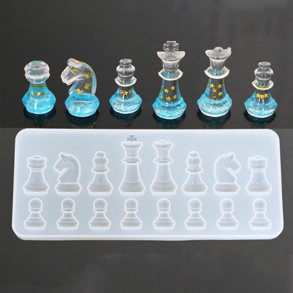 Casting Mould Tool Chess Silicone Pendant Epoxy Resin Jewelry Mold International