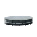 Intex 5.49M Deluxe Round Above Ground Outdoor Pool UV Protective Cover Set