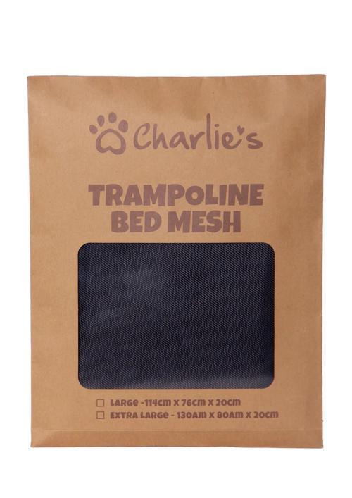 Trampoline Pet Cot Replaceable Cover (Black) - Large