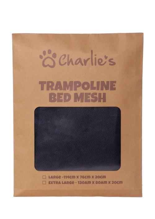 Trampoline Pet Cot Replaceable Cover (Black) - XL