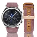 Denim & Leather Watch Straps Compatible with the Samsung Galaxy Watch 3 (45mm)