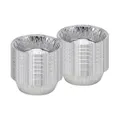 40PCS Aluminium Foil Bowls Reusable Premium Quality Strong 12.5cm