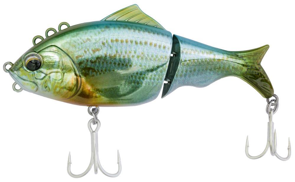 130mm Bone Focus Jointed Swimbait Fishing Lure - Realistic Earth Eater