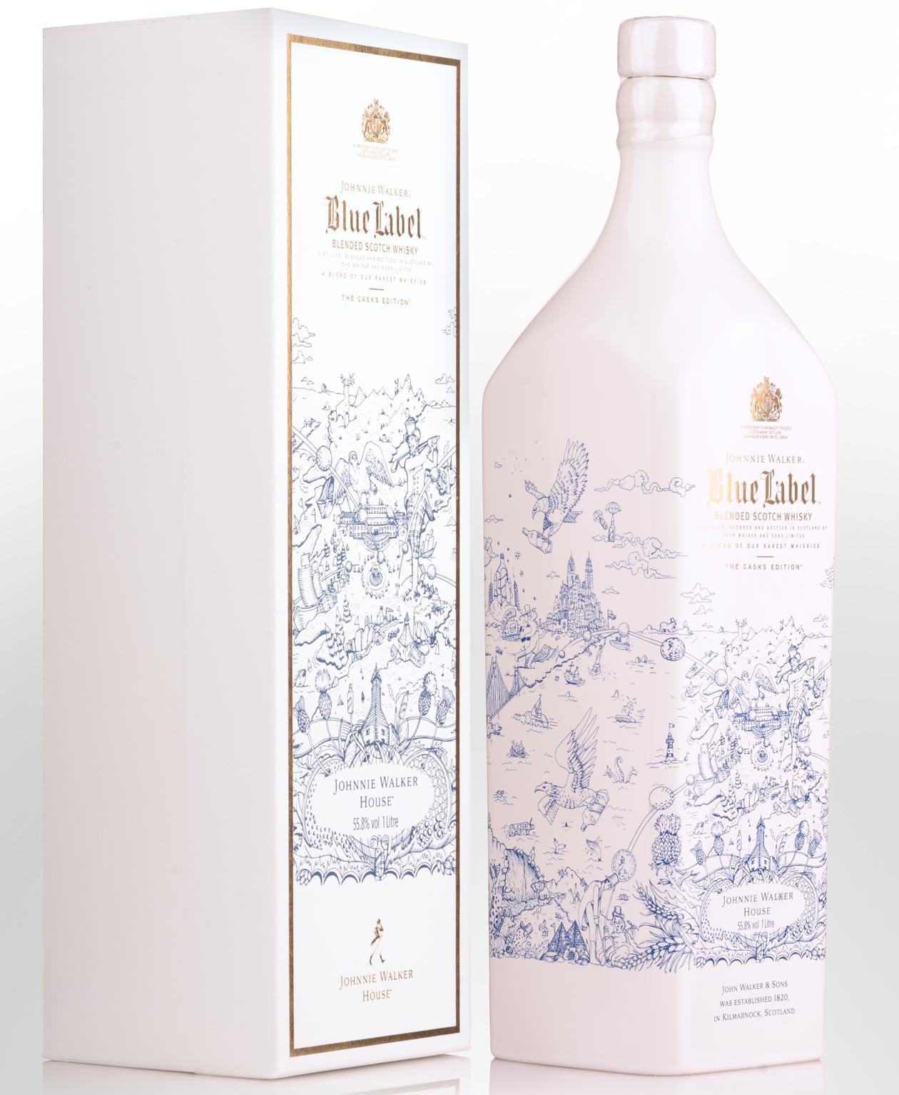 Johnnie Walker Blue Label House Willow Limited Edition 1000mL @ 55.8 % abv