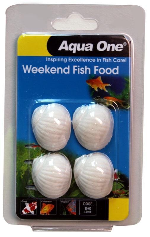 Weekend Fish Food Block - 20g (Aqua One)