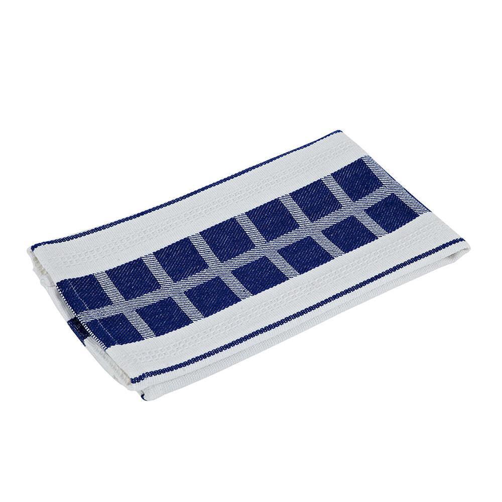 J. Elliot Chef Tea Towel 50x70cm Absorbent Cotton Kitchen Glass/Dish Cloth Blue