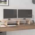 Monitor Stand 100x27x15 cm Solid Wood Pine vidaXL