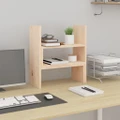 Monitor Stand (39-72)x17x43 cm Solid Wood Pine vidaXL