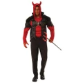 Bristol Novelty Mens Devil Halloween Costume (Red) (XL)