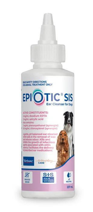Epiotic Sis 237ml Dog Ear Cleanser by Virbac