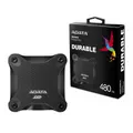 Adata ASD600Q-480GU31-CBK 480GB Ultra-Speed External Solid State Drive Shock Resistance USB3.1 Black