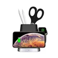 3-in-1 Wireless Charger for iPhone, Apple Watch + Organizer