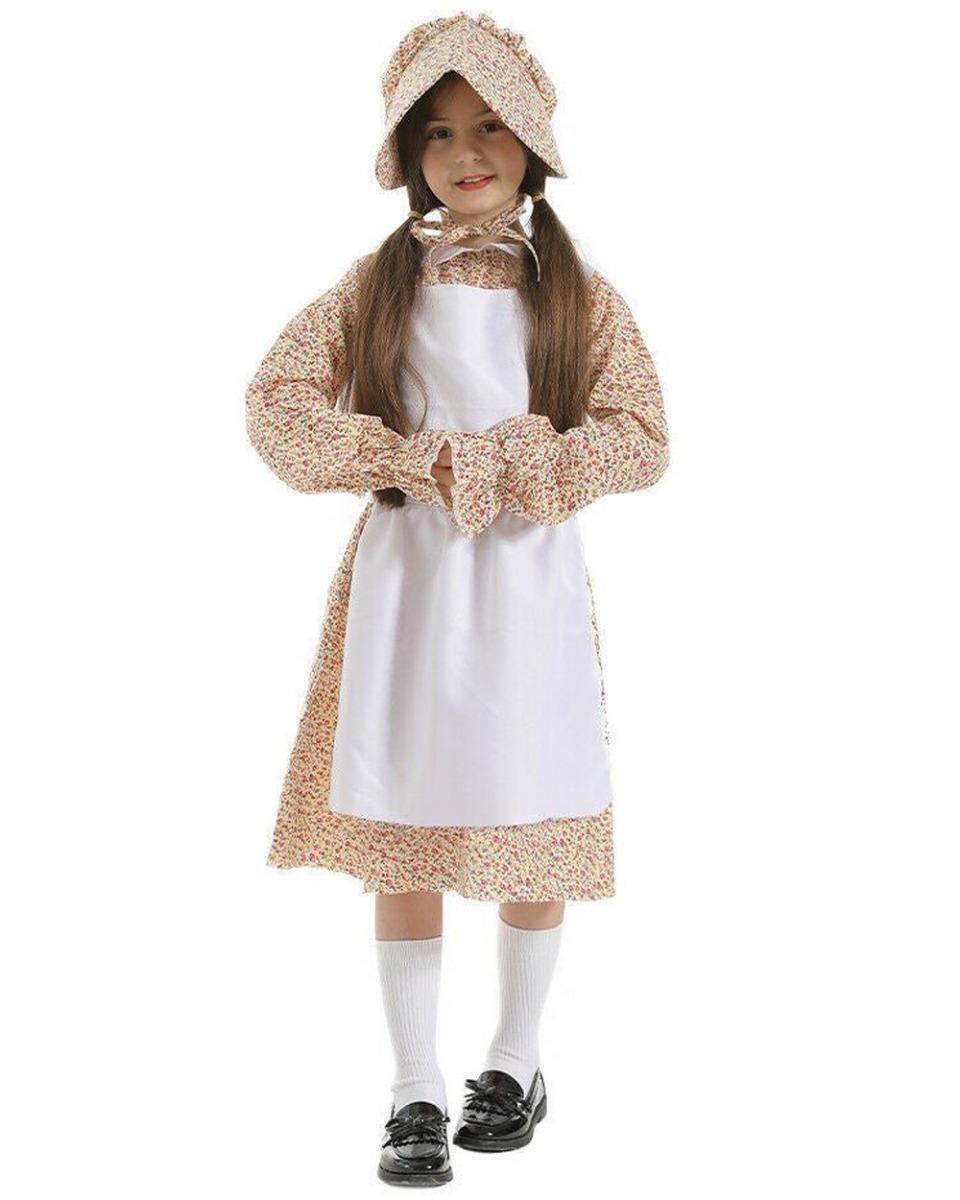 Prairie Pioneer Girls Costume