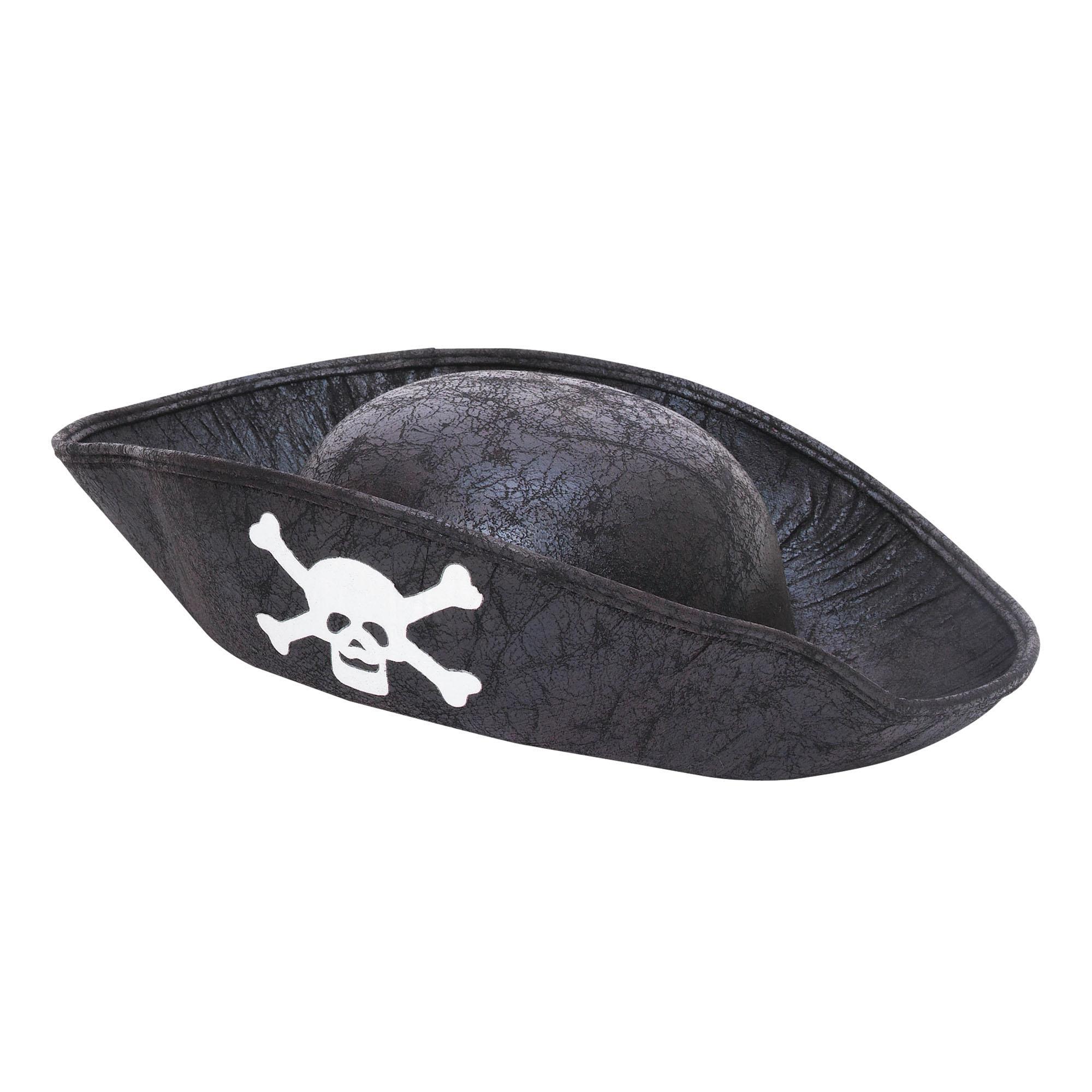 Bristol Novelty Childrens/Kids Skull And Crossbones Pirate Hat (Black/White) (One Size)