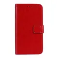 MCC Folio Case For Samsung Galaxy S20 4G/5G Leather Case Cover 2020 S 20 [Red]