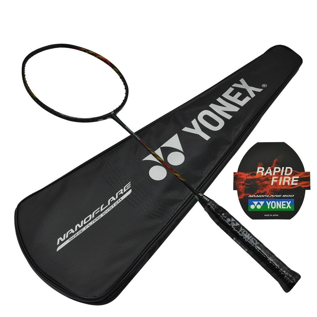 Yonex Nanoflare 800 (NF800) 4UG5 - Matte Black Badminton Racquet - Choose String