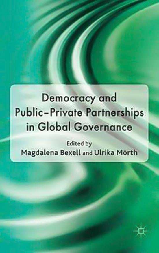 Democracy and Public-Private Partnerships in Global Governance Book