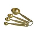 Davis & Waddell Brass Measuring Spoons Classic Kitchen And Dining Decor Item Gold