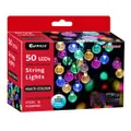 Sansai 50 LED Battery Bubble Decorative/Christmas String Lights Multi-Colour