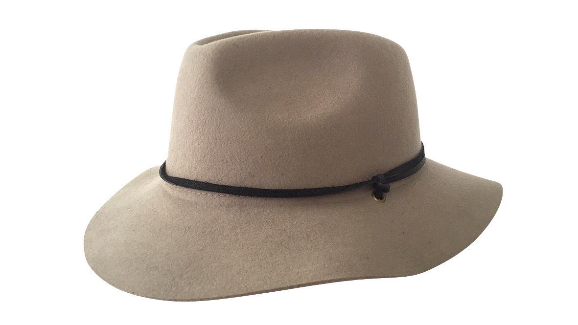 JACARU Australian Wool Poet Hat Trilby Fedora 100% WOOL Crushable Travel Genuine - Grey - Large/X-Large