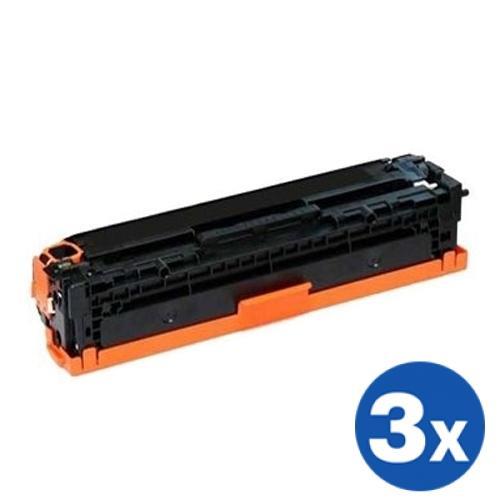 3 x HP CE340A (651A) Generic Black Toner Cartridge - 13,500 Pages