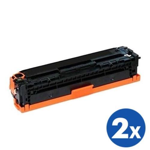2 x HP CE340A (651A) Generic Black Toner Cartridge - 13,500 Pages