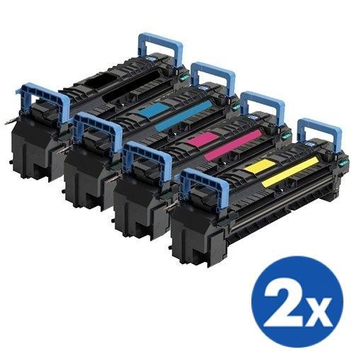 2 sets of 4 Pack HP CF300A-CF303A CF300ACF303A (827A) Generic Toner Cartridges [2BK,2C,2M,2Y]