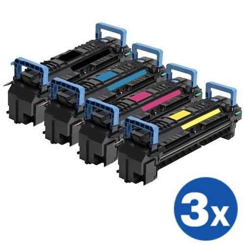3 sets of 4 Pack HP CF300A-CF303A CF300ACF303A (827A) Generic Toner Cartridges [3BK,3C,3M,3Y]