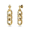Alti Dangle Gold Layered Earrings