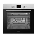 Tisira 60cm 66L 8-Cooking Function Built-In Oven in Stainless Steel (TOC648E)