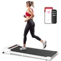 Advwin Walking Pad Compact Treadmill Home Office Exercise, White