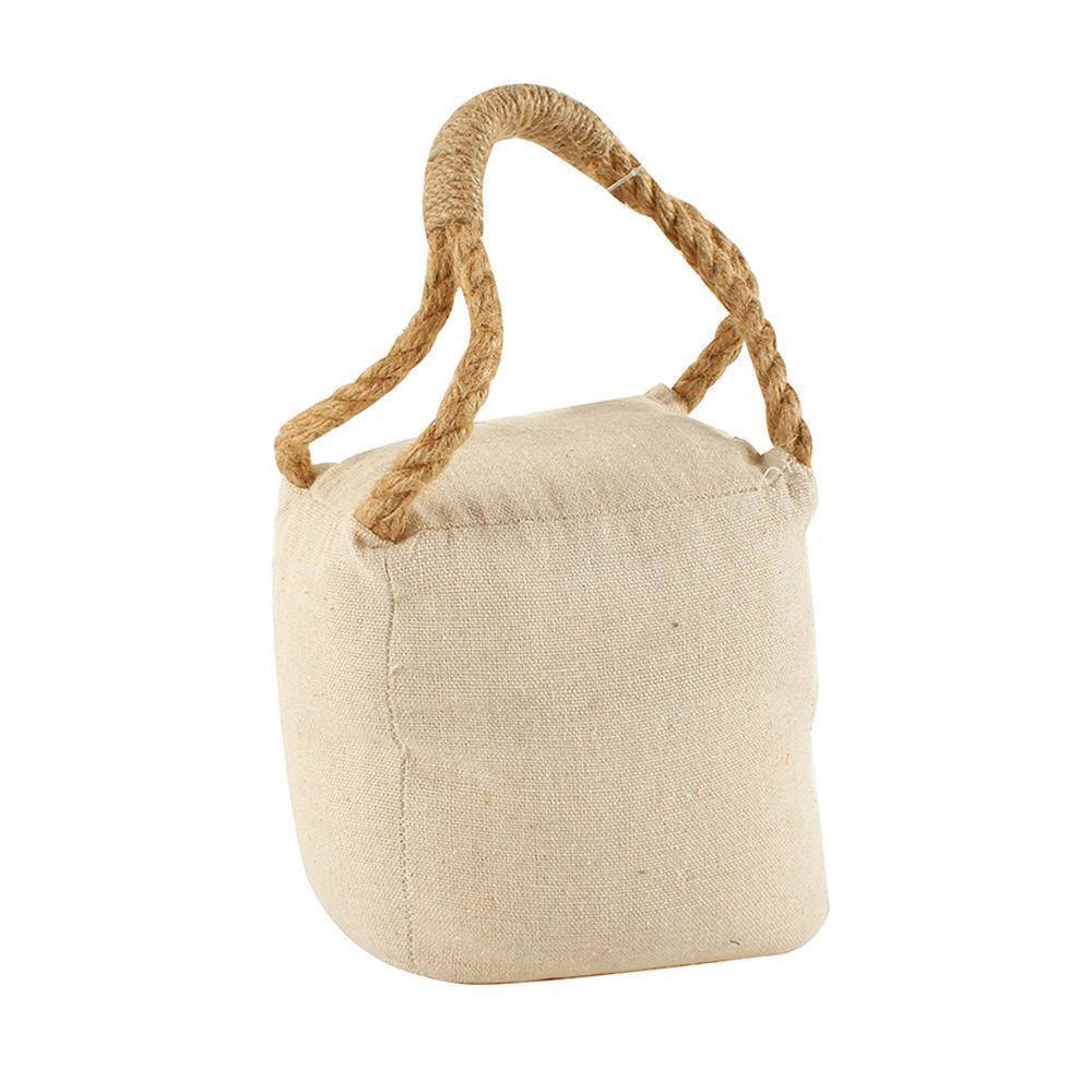 Maine & Crawford Hanno 28cm Weighted Door Stop w/ Rope Handle Home Decor Natural